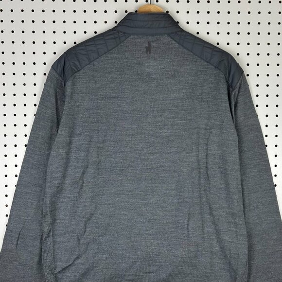 Johnnie-O Hybrid Large NWT Charcoal Gray PREP-FORMANCE 1/4 Zip Golf Pullover - Picture 5 of 8